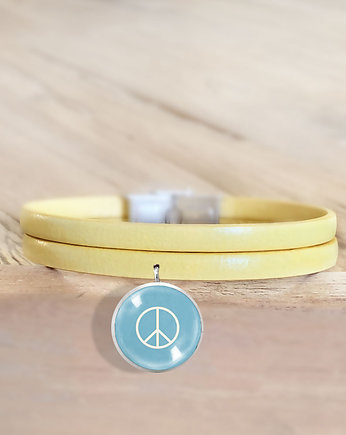 Peace on earth - peace of mind - bransoletka + box, Makaliboo