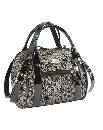 Torba Skórzana walec  w kolorową mozaikę   (4954), BOSCCOLO