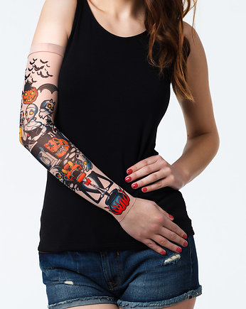 Rękawek z tatuażem HALLOWEEN PUMPKIN (unisex), dirrtytown clothing