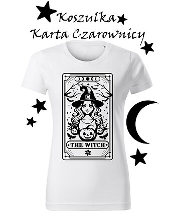 Wiedźma Koszulka T-shirt Karta Czarownicy, OSOBY - Prezent dla 10 latki
