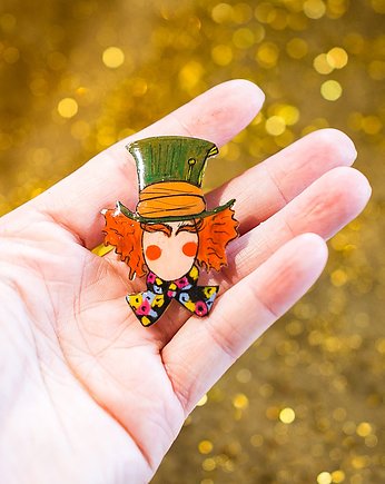 Broszka z Kapelusznikiem, Pintura