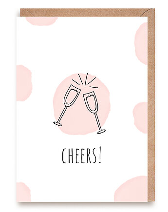 Kartka z gratulacjami - "Cheers", Cardie