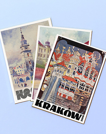 Komplet 4 Kartek Premium - Kraków, Galeria LueLue