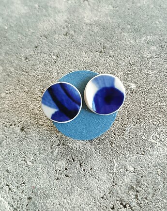 Kolczyki ceramiczne Włocławek, biżuteria z talerzy