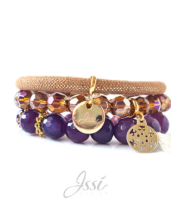 CARAMEL PLUM  Set- unikat, ISSI Jewelry