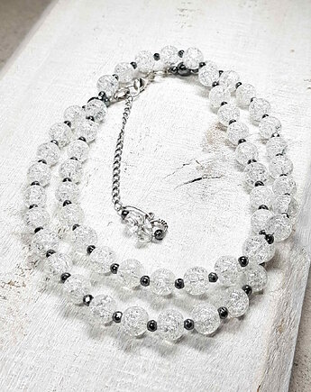 Korale kryształ górski lodowy (kors23)