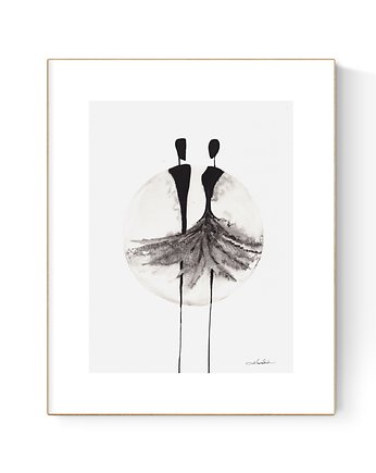 Obraz 30X40 cm malowany ręcznie ZAM, MiniMalArt