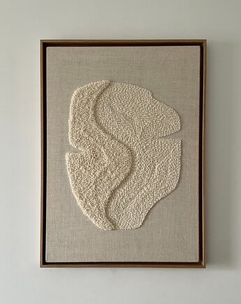 Obraz tkany techniką punch needle, Ovca Studio