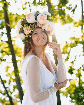 Wianek z kwiatów sztucznych BEATA, Pracownia Klosowa 88