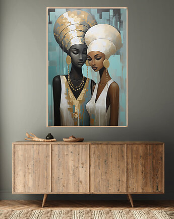 Oblicza Innych Wymiarów - Plakat - Druk - Abstrakcja, Surrealizm, Loft #9, Black Sapphire Art