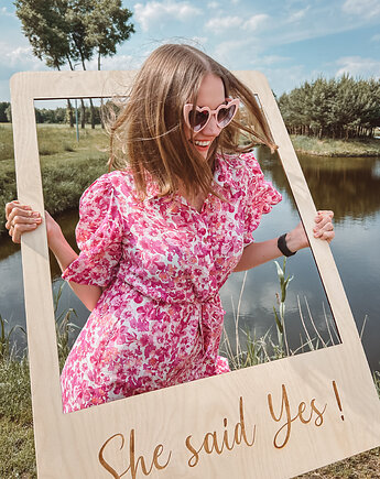 Fotoramka na wieczór panieński - She said Yes!, Decorify