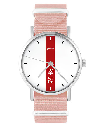 Zegarek - Szczęście - brzoskwiniowy róż, yenoo