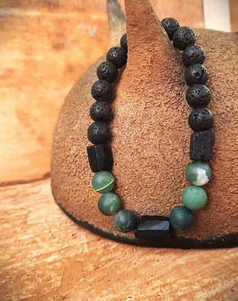 Bransoleta Męska GRASS  Amulet, OSOBY - Prezent dla dziadka