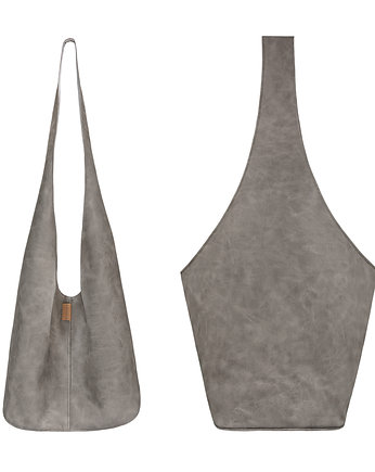 Short Boogi Bag szara lekko przecierana, hairoo