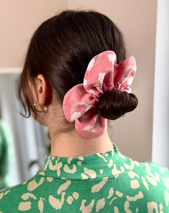 Flower Scrunchie Tęcze, wu handmade