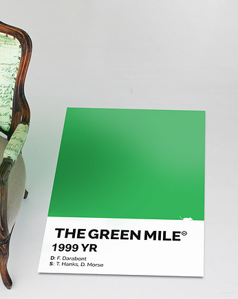 The Green Mile. PLAKAT, FILM, KOLOR. 50X70CM, OKAZJE - Prezent na Rocznice ślubu