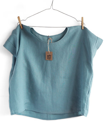 lniany t-shirt "Momo", madebyjokpa