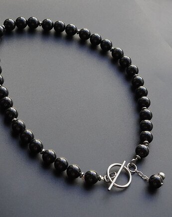 Choker z czarnego turmalinu - Nowoczesny talizman, Unique