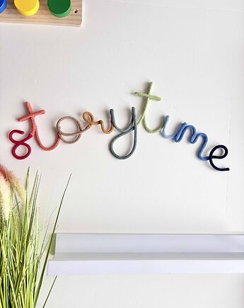 Storytime - napis do kącika czytelniczego dla dziecka, Ren Art gifts
