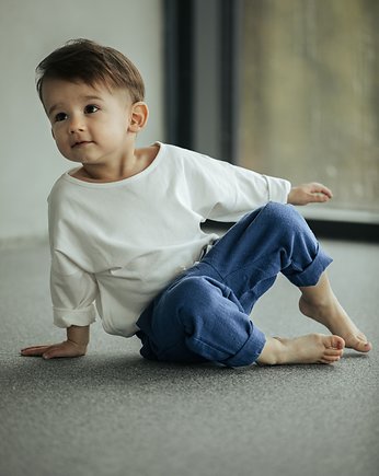 Lniane spodnie chłopięce - Santiagio, Nomad Kid