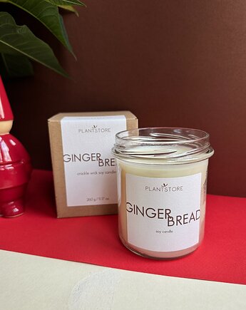 GINGERBREAD Świeca sojowa DUŻA 260 g, Plantstore