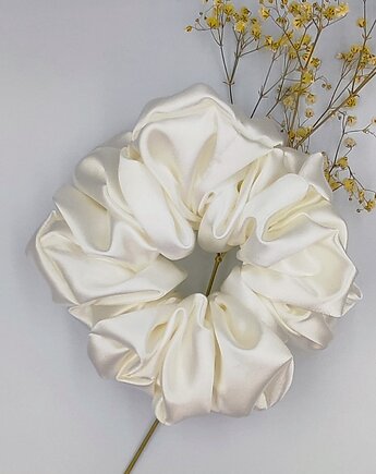 Scrunchie satyna vanillia ice, Kate HomeMade