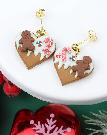 Pierniczki serca kolczyki, Lemon Lovely