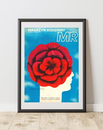Plakat Oprawiona okładka MAGAZYNU RODZINNEGO z marca 1977 r, RiskyWalls