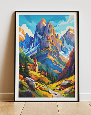 Plakat - Dolomity, Harry Monkey
