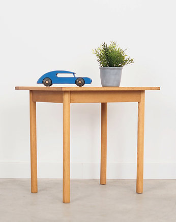 Stolik jesionowy, duński design, lata 70, produkcja: Dania, Przetwory design