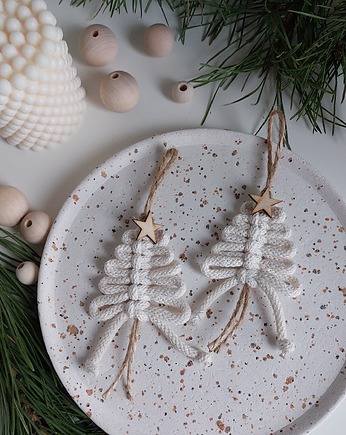 Mini choinka ozdoba bożonarodzeniowa, Passatempo handmade
