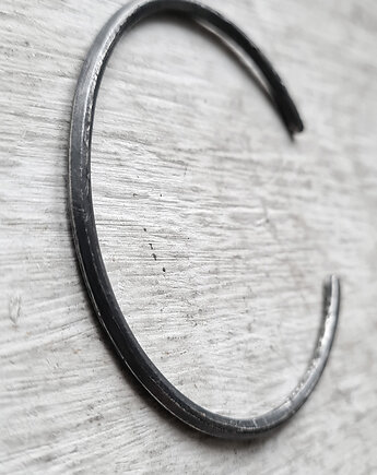 Bransoleta STIX oksydowane srebro otwarta, RA