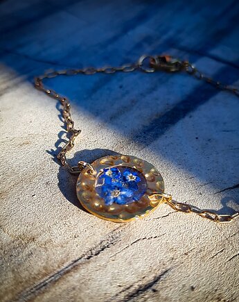Bransoletka z niezapominajkami, Figa handmade accessories