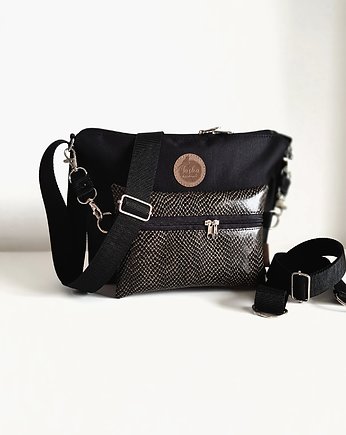 ZESTAW  Torebka Modułowa Black  - SNAKE, Tasha handmade