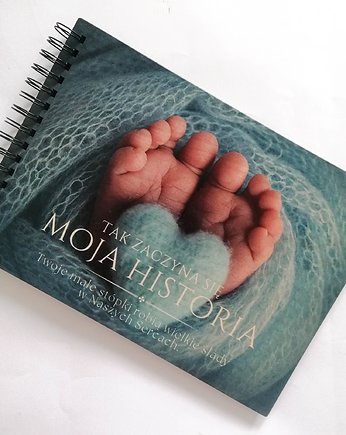 PERSONALIZOWANY ALBUM dla niemowląt  narodziny dziecka, OSOBY - Prezent dla noworodka