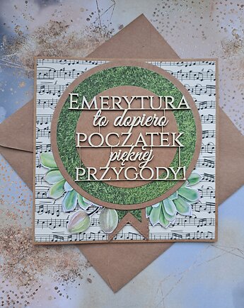 Kartka z okazji przejścia na emeryturę (koperta), Kartkodzielo