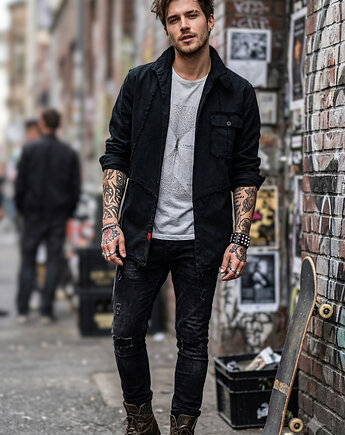 Koszula UNDERWORLD surowy charakter, nowoczesny streetwear, UNDERWORLD