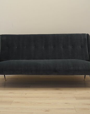 Sofa grafitowa, duński design, lata 70, produkcja: Dania, Przetwory design