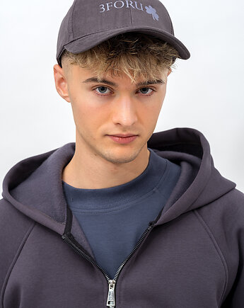 Czapka z daszkiem,,3FORU" grafit, 3 for U
