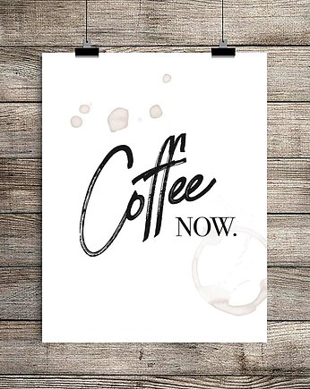 Plakat Coffee now, COLORMINT