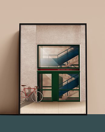Plakat Barbican Estate, London, Konrad Kunc
