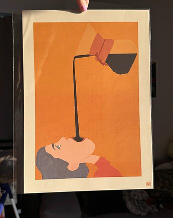Plakat "Gimmie Coffee" dla miłośnika kawy, ana.kasak