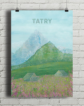 Tatry - Hala Gąsienicowa - plakat fine art, minimalmill