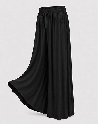 Spodnie Slow Motion mikromodal black, Patchouli