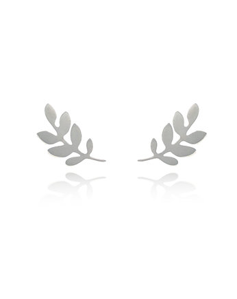 Kolczyki srebrne listki  pr.925, VENA Jewellery