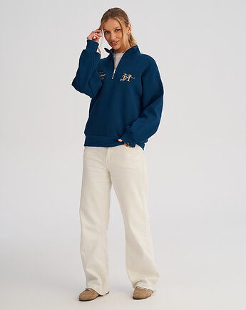 Bluza TROYER ze stójką i zamkiem POSEIDON damska, HARP TEAM