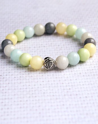 S A L E : pastelowa bransoletka - na prezent :), kaktusia