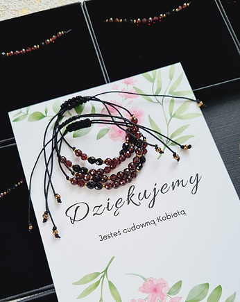 Bransoletka DZIĘKUJĘ, shoot the sparrow