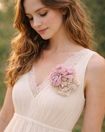 Honey blossom broszka, Nat design