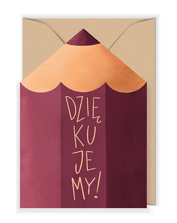 Kartka z wycięciem Kredka, Cudowianki